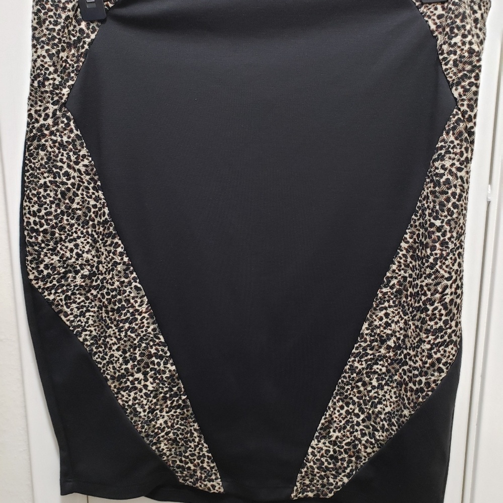 Cheetah print skirt